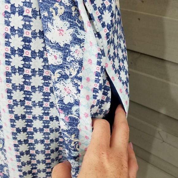 GAP Floral Shift Halter Neck Midi Dress (XS) - Picture 5 of 6